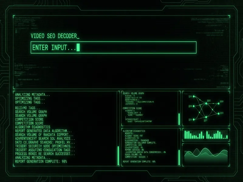 污网站 视频SEO解码室诊断终端