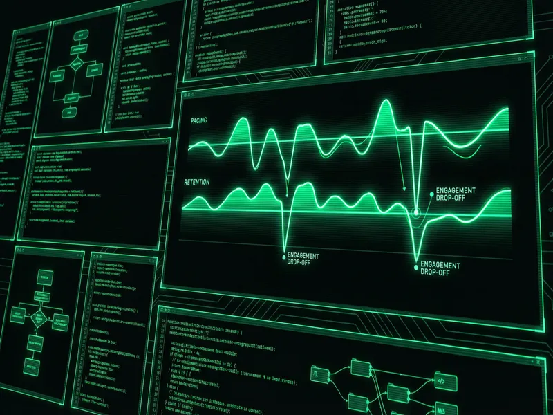 视频剪辑节奏 污网站 完播率波形分析
